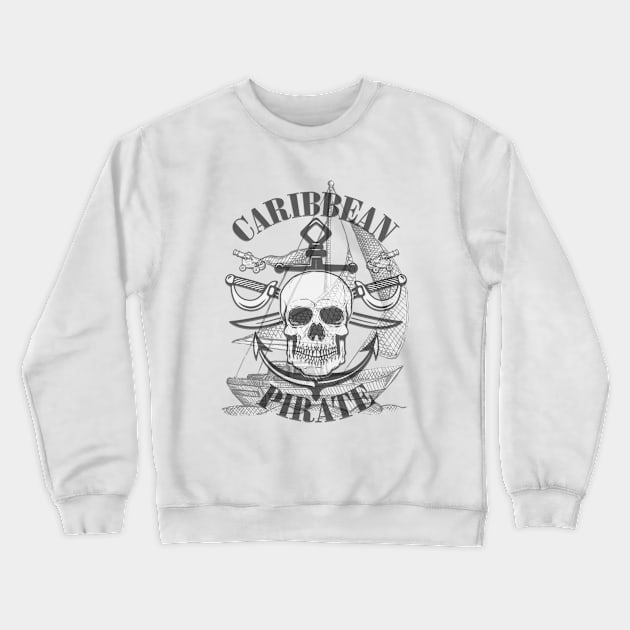 Caribbean pirates Crewneck Sweatshirt by usastore